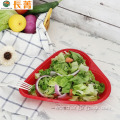 Disposable Red Heartshaped Plastic Take Out Food Container